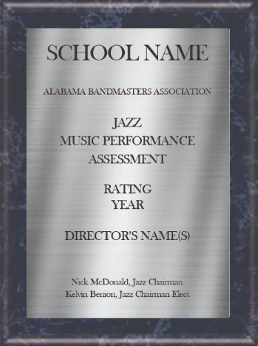 ABA Class Rating Silver Plaque